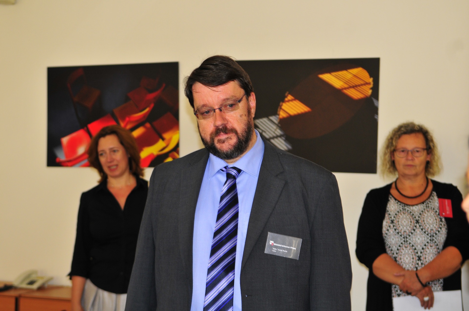 ředitel Městské knihovny v Praze, RNDr. Tomáš Řehák